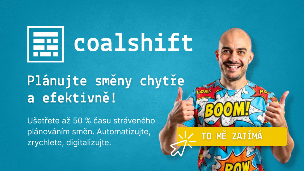 Trávíš hodiny nad papírováním a složitým nastavováním směn? Bojíš se chyb v rozvrzích, nedodržení zákonných podmínek a nespokojených zaměstnanců?
Coalshift je tvůj chytrý AI asistent pro plánování směn, který se nikdy neunaví a přebírá náročné rutinní úkoly – ušetří ti hodiny administrativní práce, respektuje preference zaměstnanců, zajišťuje správné dodržování zákonných pravidel a nabízí okamžité přehledné reporty.