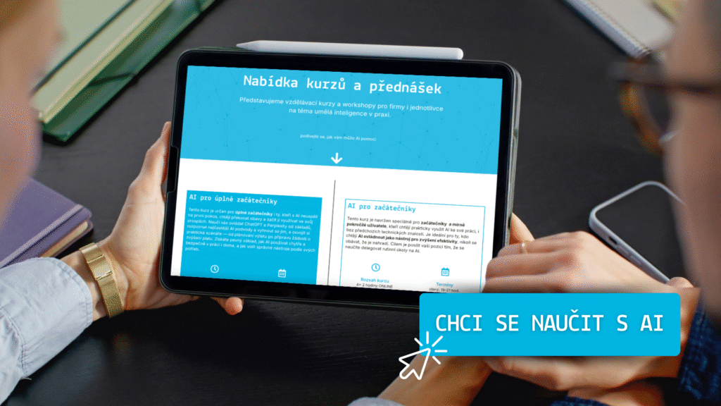 Představujeme vzdělávací kurzy a workshopy pro firmy i jednotlivce na téma umělá inteligence v praxi.