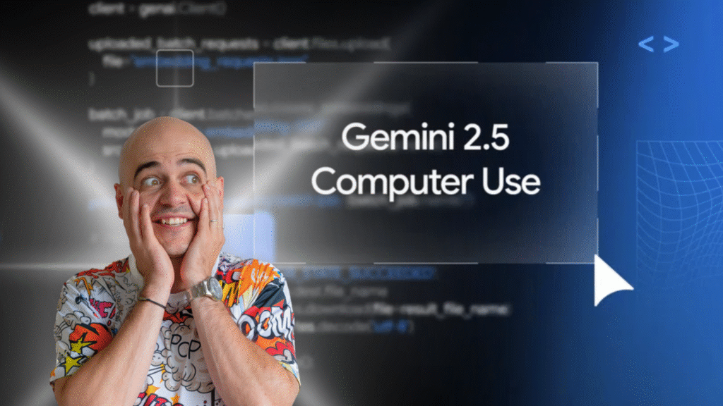 Gemini 2.5 Computer Use umí klikat, psát a vyplňovat weby jako člověk. Co to znamená pro firmy? Praktické scénáře, bezpečnost a jak si to vyzkoušet?